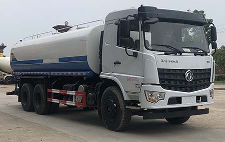 國六東風專底后八輪灑水車